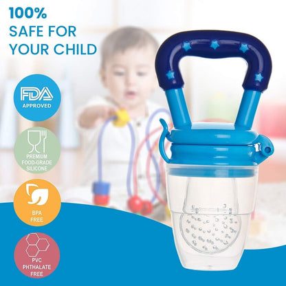 Smart Silicone Fruit Food Feeder & Soother Pacifier for Babies & Toddlers